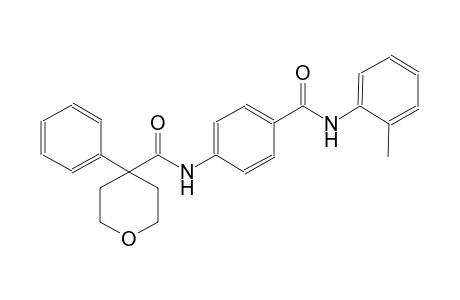 2H-pyran-4-carboxamide, tetrahydro-N-[4-[[(2-methylphenyl)amino]carbonyl]phenyl]-4-phenyl-