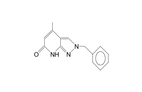 2-Benzyl-4-methyl-6-oxo-pyrazolo(3,4-B)pyridine