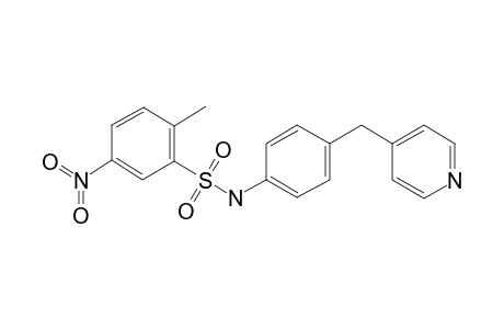 2-Methyl-5-nitro-N-[4-(4-pyridylmethyl)phenyl]benzenesulfonamide