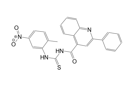 N-(2-methyl-5-nitrophenyl)-N'-[(2-phenyl-4-quinolinyl)carbonyl]thiourea