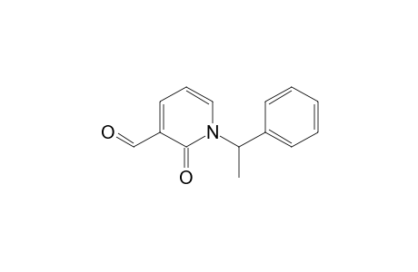 3-Pyridinecarboxaldehyde, 1,2-dihydro-2-oxo-1-(1-phenylethyl)-