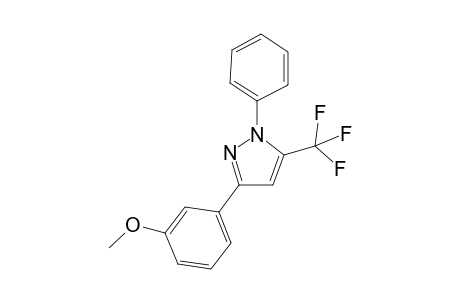 3-(3-Methoxyphenyl)-1-phenyl-5-(trifluoromethyl)-1H-pyrazole