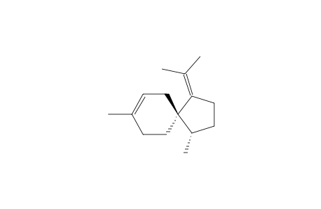 (-)-ALPHA-ALASKENE;(1R,5R,6R)-1,8-DIMETHYL-4-(1-METHYLETHYLIDEN)-SPIRO-[4.5]-DEC-8-EN