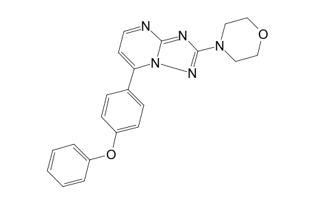 2-MORPHOLINO-7-(p-PHENOXYPHENYL)-s-TRIAZOLO[1,5-a]PYRIMIDINE