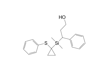 3-[dimethyl-(1-phenylsulfanylcyclopropyl)silyl]-3-phenyl-propan-1-ol