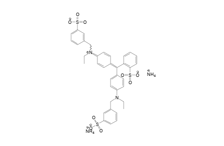 Diammonium 2-({4-[ethyl(3-sulfonatobenzyl)amino]phenyl}{4-[ethyl(3-sulfonatobenzyl)iminio]-2,5-cyclohexadien-1-ylidene}methyl)benzenesulfonate