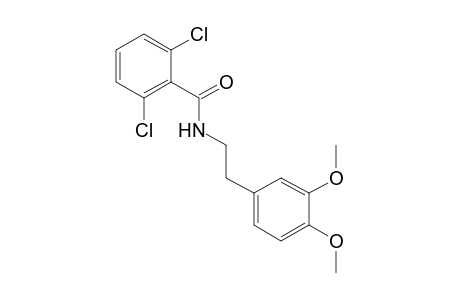 2,6-dichloro-N-(3,4-dimethoxyphenethyl)benzamide