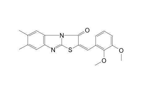 thiazolo[3,2-a]benzimidazol-3(2H)-one, 2-[(2,3-dimethoxyphenyl)methylene]-6,7-dimethyl-, (2E)-