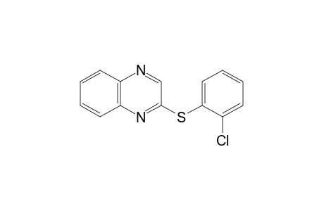 2-[(o-CHLOROPHENYL)THIO]QUINOXALINE