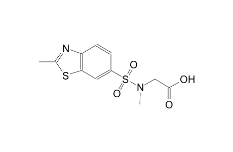 acetic acid, [methyl[(2-methyl-6-benzothiazolyl)sulfonyl]amino]-