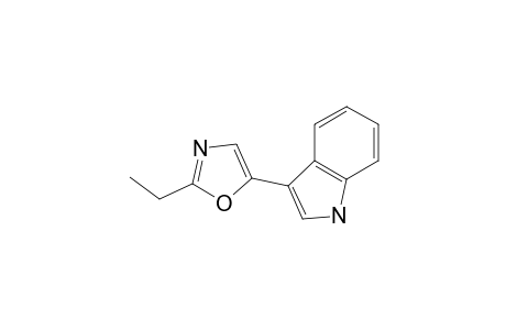 1H-indole, 3-(2-ethyl-5-oxazolyl)-