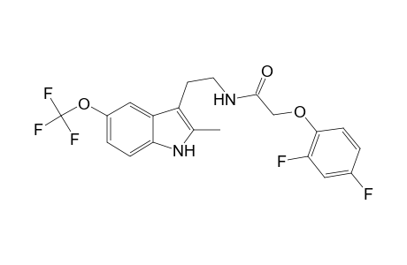 acetamide, 2-(2,4-difluorophenoxy)-N-[2-[2-methyl-5-(trifluoromethoxy)-1H-indol-3-yl]ethyl]-