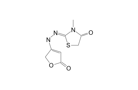 3-METHYL-1,3-THIAZOLIDINE-2,4-DIONE-2-[(5-OXO-2,5-DIHYDROFURAN-3-YL)-HYDRAZONE]