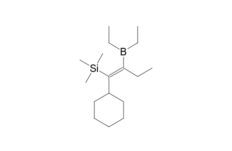 [(1E)-1-Cyclohexyl-2-(diethylboryl)-1-butenyl](trimethyl)silane