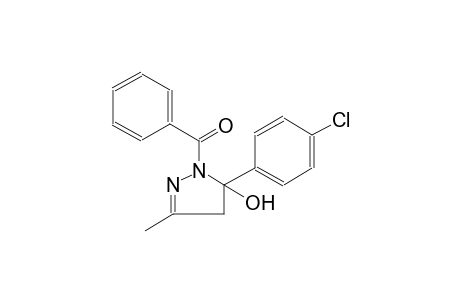 1-benzoyl-5-(4-chlorophenyl)-3-methyl-4,5-dihydro-1H-pyrazol-5-ol