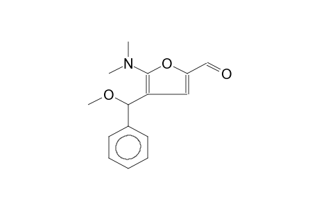 5-DIMETHYLAMINO-4-(ALPHA-METHOXYBENZYL)-2-FURFURAL