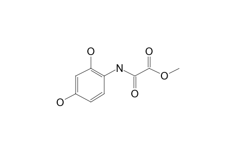 Methyl [(2,4-dihydroxyphenyl)carbamoyl]formate