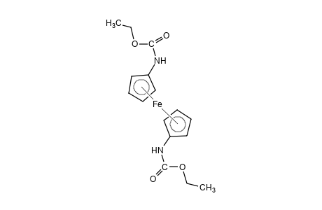 Cyclopentadienecarbamic acid, iron derivative, diethyl ester