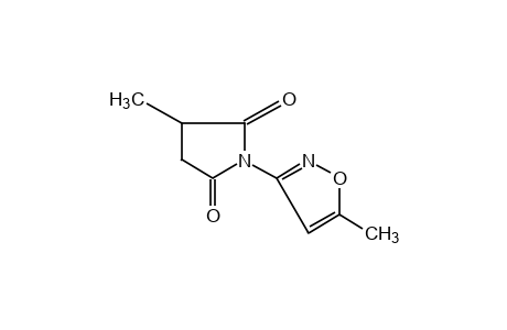 2-methyl-N-(5-methyl-3-isoxazolyl)succinimide
