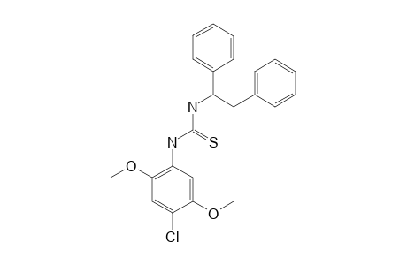 1-(4-chloro-2,5-dimethoxyphenyl)-3-(1,2-diphenylethyl)-2-thiourea