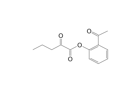 2-Oxopentanoic acid, 2'-acetylphenyl ester