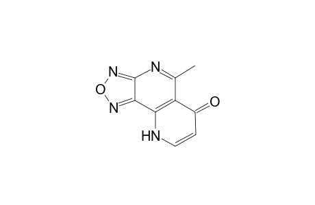 5-methyl[1,2,5]oxadiazolo[3,4-h][1,6]naphthyridin-6(9H)-one