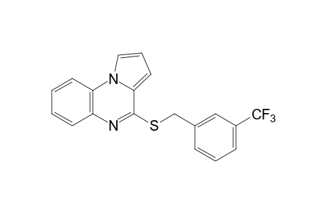 4-[m-(trifluoromethyl)benzyl]thio}pyrrolo[1,2-a]quinoxaline