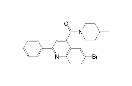 (6-Bromo-2-phenylquinolin-4-yl)-(4-methylpiperidin-1-yl)methanone