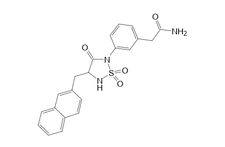 2-[3'-[4"-(Naphthalen-2''-yl)methyl]-1',1',3'-trioxo-1-.lambda( 6).,2,5-thiadiazolan-2'-yl]-(phenyl)acetamide