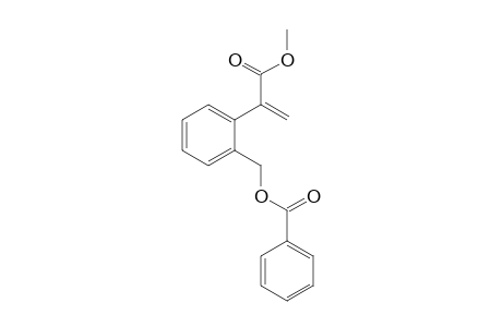 Benzeneacetic acid, 2-[(benzoyloxy)methyl]-alpha-methylene-,methyl ester