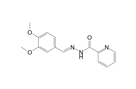 2-pyridinecarboxylic acid, 2-[(E)-(3,4-dimethoxyphenyl)methylidene]hydrazide