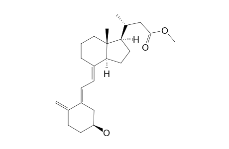 Methyl 3.beta.-hydroxy-24-nor-9,10-secochol-5,7,10(19)-trien-23-oate