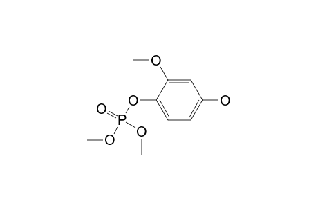 Phosphoric acid, 4-hydroxy-2-methoxyphenyl dimethyl ester