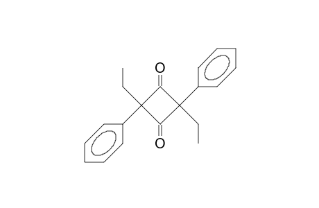 cis-2,4-Diethyl-2,4-diphenyl-1,3-cyclobutandione