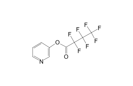 3-Hydroxypyridine, heptafluorobutyrate