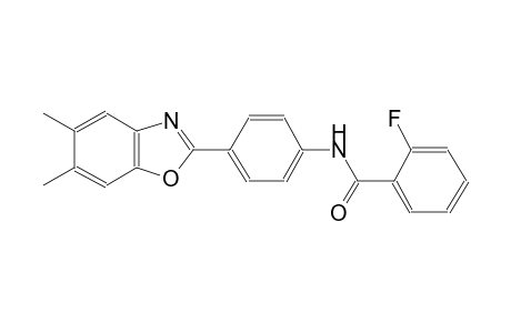 benzamide, N-[4-(5,6-dimethyl-2-benzoxazolyl)phenyl]-2-fluoro-