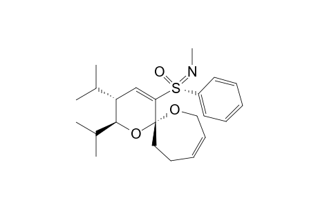 (2S,3R,6R,Z)-2,3-Diisopropyl-5-[(S)-N-methyl-S-phenyl-sulfonimidoyl)]-1,7-dioxa-spiro-[5.6]dodeca-4,9-diene
