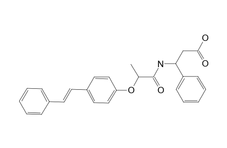 N-1-[(E)-stilbenyloxy]ethylcarbonyl-b-phenyl-b-alanine