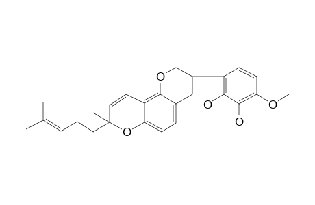 1,2-Benzenediol, 3-[(3S)-3,4-dihydro-8-methyl-8-(4-methyl-3-pentenyl)-2H,8H-benzo[1,2-B:3,4-B']dipyran-3-yl]-6-methoxy-