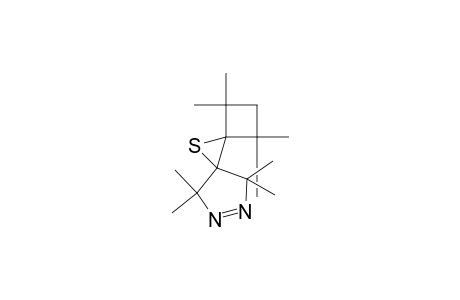 1,1,3,3,6,6,9,9-Octamethyl-10-thia-7,8-diazadispiro[3.0.4.1]dec-7-ene