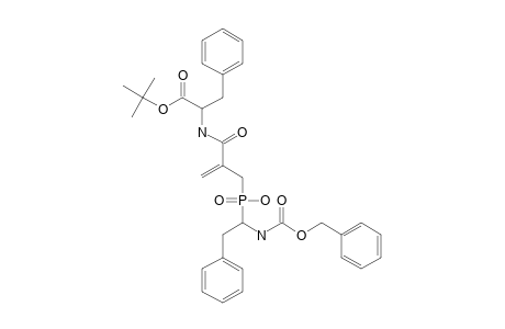 [(R,S)-(R,S)]-2-[(1'-(N-BENZYLOXYCARBONYL)-AMINO-2'-PHENETHYL)-HYDROXYPHOSPHINYL]-METHYL-PROP-2-ENOYL-(L)-PHENYLALANINE-TERT.-BUTYLESTER