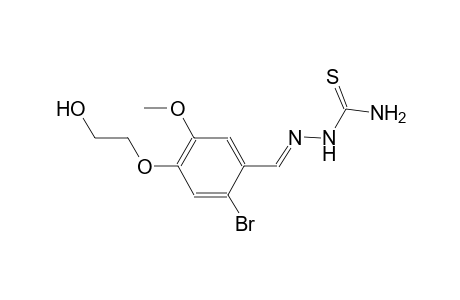 2-bromo-4-(2-hydroxyethoxy)-5-methoxybenzaldehyde thiosemicarbazone