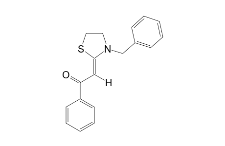(Z)-2-(3-Benzylthiazolidin-2-ylidene)-1-phenylethanone