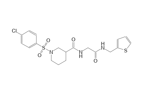 3-piperidinecarboxamide, 1-[(4-chlorophenyl)sulfonyl]-N-[2-oxo-2-[(2-thienylmethyl)amino]ethyl]-