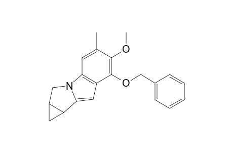 Cyclopropa[3,4]pyrrolo[1,2-a]indole, 1,1a,2,8b-tetrahydro-6-methoxy-5-methyl-7-(phenylmethoxy)-