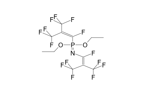 O,O-DIETHYL-N,P-BIS(PERFLUOROISOBUT-1-ENYL)IMIDOPHOSPHONATE