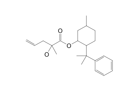 5-Methyl-2-(1-methyl-1-phenylethyl)cyclohexyl 2-hydroxy-2-methylpent-4-enoate