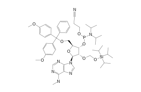 5'-o-(4,4'-Dimethoxytrityl)-N6-methyl-2'-o-[[(triisopropylsilyl)-oxy]-methyl]-adenosine-3'-(2-cyanoethyl-diisopropyl-phosphoramidite)