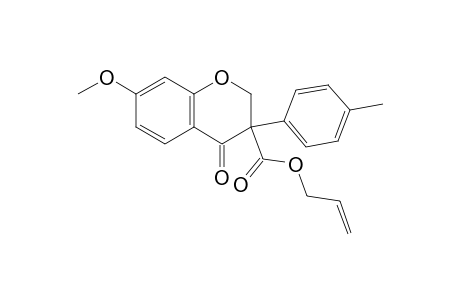 3-Allyloxycarbonyl-7-methoxy-3-(4-methylphenyl)chroman-4-one
