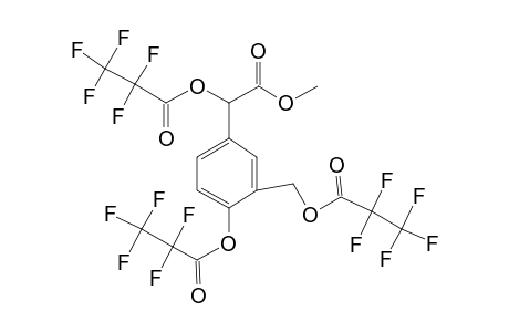 Methyl o,o,'o''-tris(pentafluoropropionoyl) catechollactate